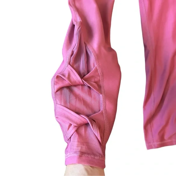 Under Armour Heat Gear Ankle Twist Pink Compression Leggings - Picture 7 of 14